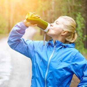 Ich trinke eher <strong>schnell</strong>. In ein paar Minuten ist der Smoothie weg.