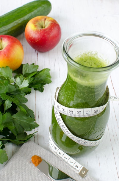 apfel-gurken-smoothie Grüner Apfel Gurken Smoothie